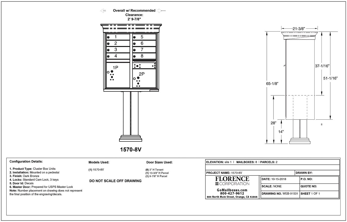 8 Door Classic CBU Diagram