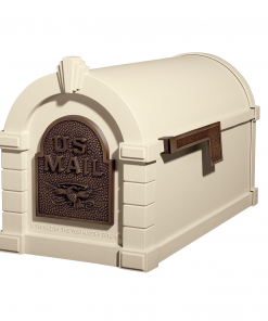 Gaines Eagle Keystone MailboxesAlmond with Antique Bronze
