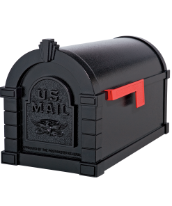 Gaines Eagle Keystone Mailboxes<br />All Black
