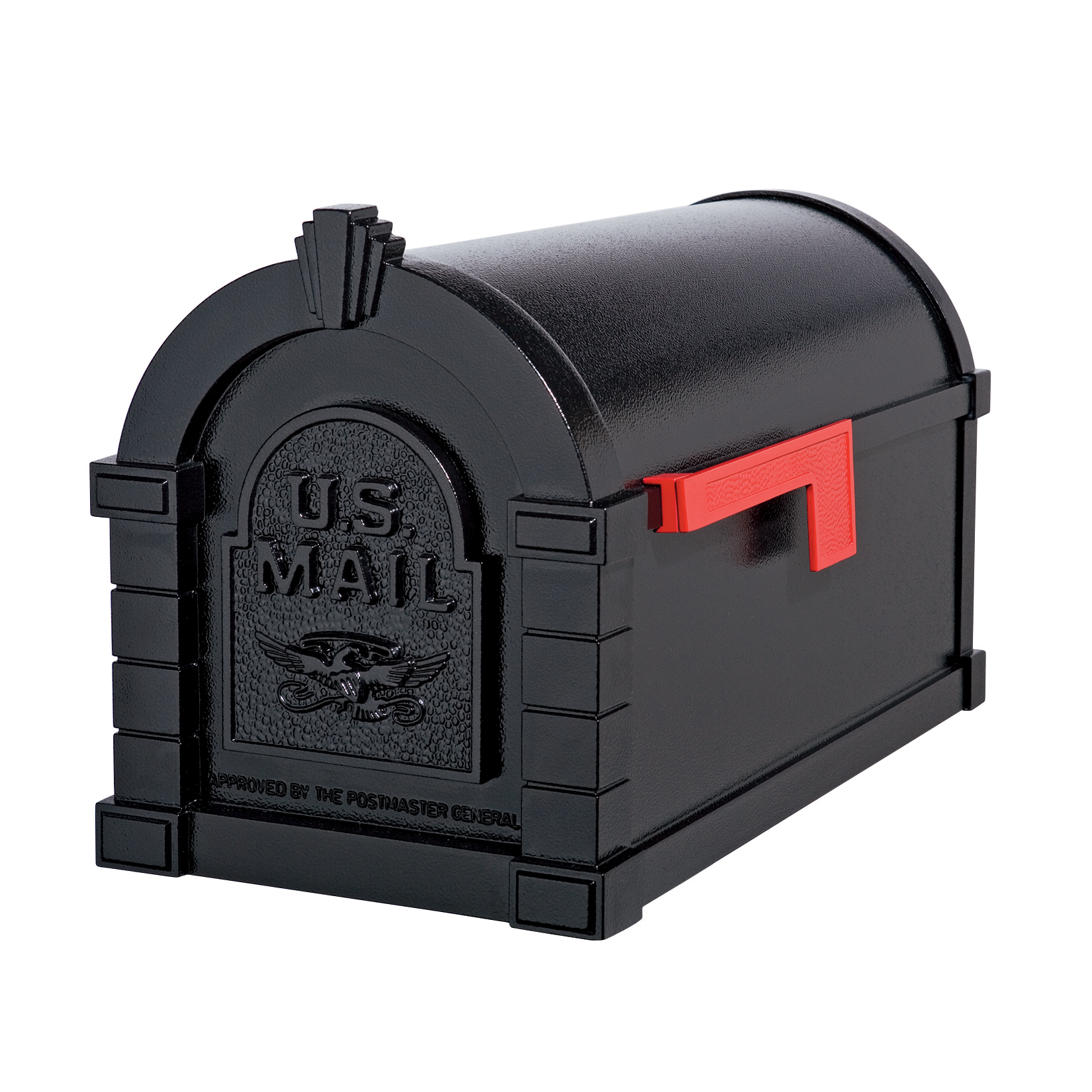 Gaines Eagle Keystone Mailboxes<br >All Black