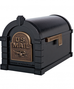 Gaines Eagle Keystone MailboxesBlack with Antique Bronze