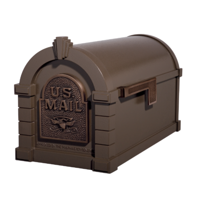 Gaines Eagle Keystone MailboxesBronze with Antique Bronze