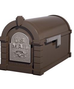 Gaines Eagle Keystone Mailboxes<br />Bronze with Satin Nickel