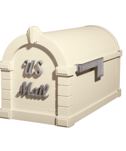 Gaines Signature Keystone MailboxesAlmond with Satin Nickel