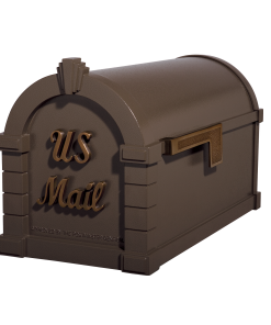 Gaines Signature Keystone Mailboxes<br />Bronze with Antique Bronze