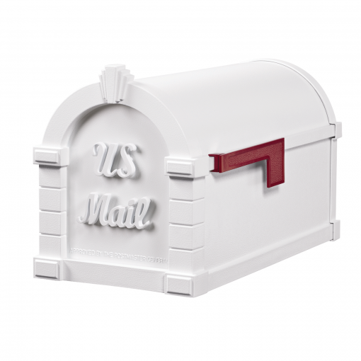 Gaines Signature Keystone Mailboxes<br >All White