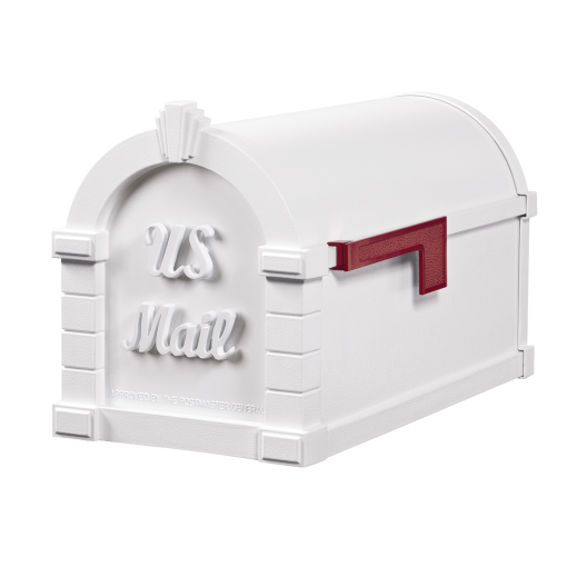 Gaines Signature Keystone Mailboxes<br />All White