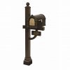 Gaines Eagle Keystone mailbox with Deluxe Post