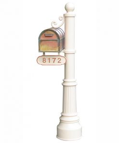 Streetscape Westchester Mailbox with Newport Post