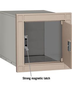 Salsbury Column Mailbox Beige Plain  Door