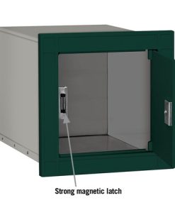 Salsbury Column Mailbox Green Plain  Door
