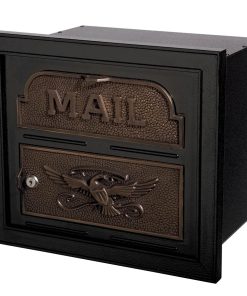 Gaines Classic Faceplate Black With Antique Bronze