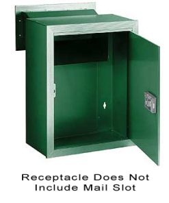 Salsbury Mail Drop Receptacle - Green