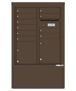 10 Door Florence Versatile 4C Depot Cabinet Cluster Mailboxes 4CADD-10 Antique Bronze