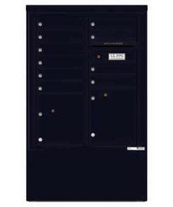 10 Door Florence Versatile 4C Depot Cabinet Cluster Mailboxes 4CADD-10 Black