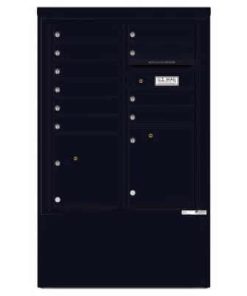 10 Door Florence Versatile 4C Depot Cabinet Cluster Mailboxes 4CADD-10 Black