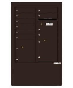 10 Door Florence Versatile 4C Depot Cabinet Cluster Mailboxes 4CADD-10 Dark Bronze