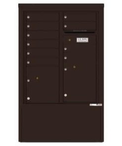 10 Door Florence Versatile 4C Depot Cabinet Cluster Mailboxes 4CADD-10 Dark Bronze