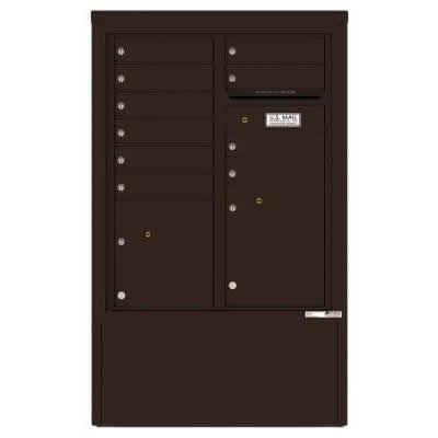 10 Door Florence Versatile 4C Depot Cabinet Cluster Mailboxes 4CADD 10 Dark Bronze