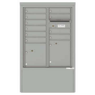 10 Door Florence Versatile 4C Depot Cabinet Cluster Mailboxes 4CADD-10 Silver Speck