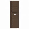 Florence Versatile Front Loading 4C Commercial Mailbox with 8 tenant Doors and 1 Parcel Locker 4C15S 08 Antique Bronze