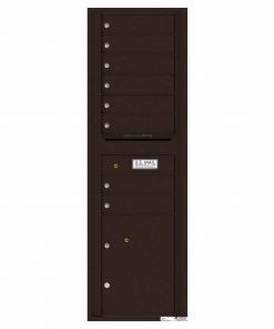Florence Versatile Front Loading 4C Commercial Mailbox with 8 tenant Doors and 1 Parcel Locker 4C15S-08 Dark Bornze