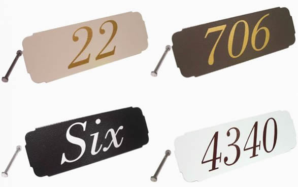 Gaines Classic Address Plaque Colors