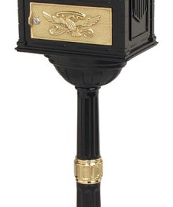 Gaines Classic Black with Polished Brass