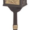 Gaines Classic Bronze with Polished Brass