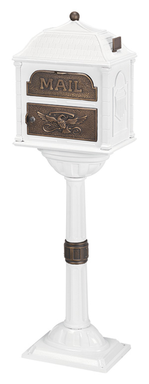 Gaines Classic White with Antique Bronze