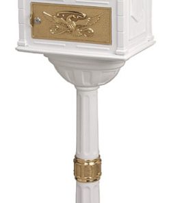 Gaines Classic White with Polished Brass