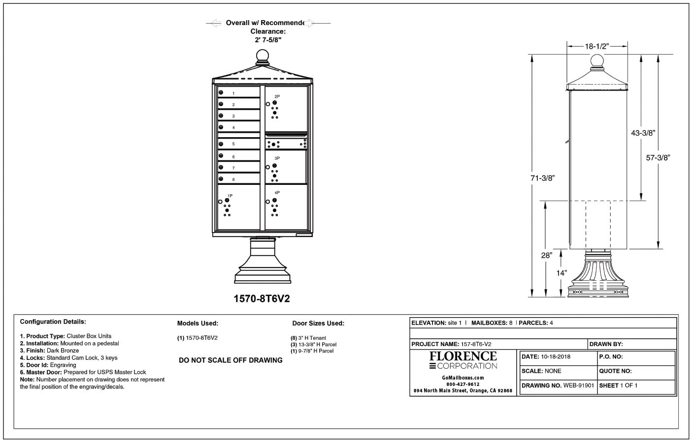 1570-8T6V2 Traditional Drawing