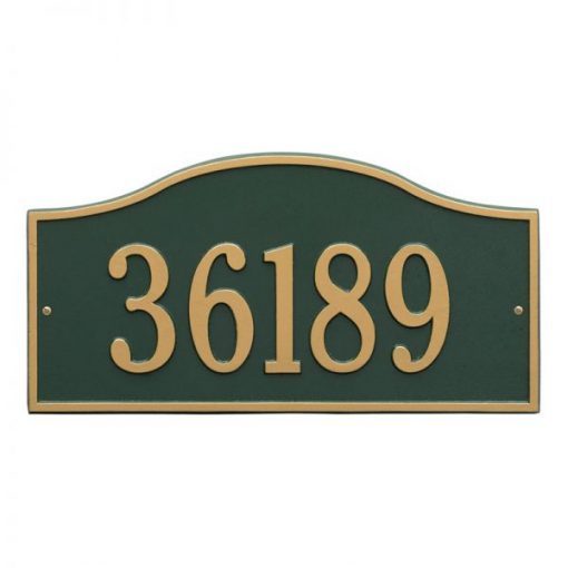 Green Gold Rolling Hills Plaque Grand Wall