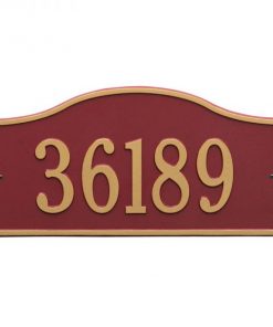 Red Gold Rolling Hills Plaque – Grand Wall