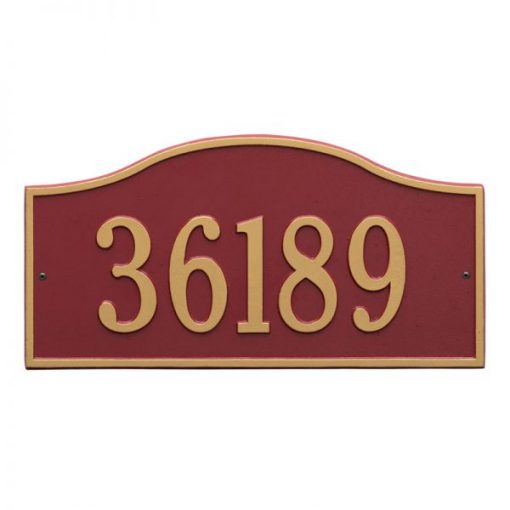 Red Gold Rolling Hills Plaque – Grand Wall