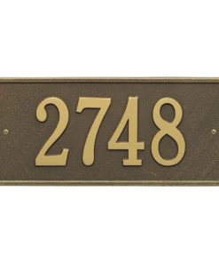 Hartford Standard 1 Line Antique Brass