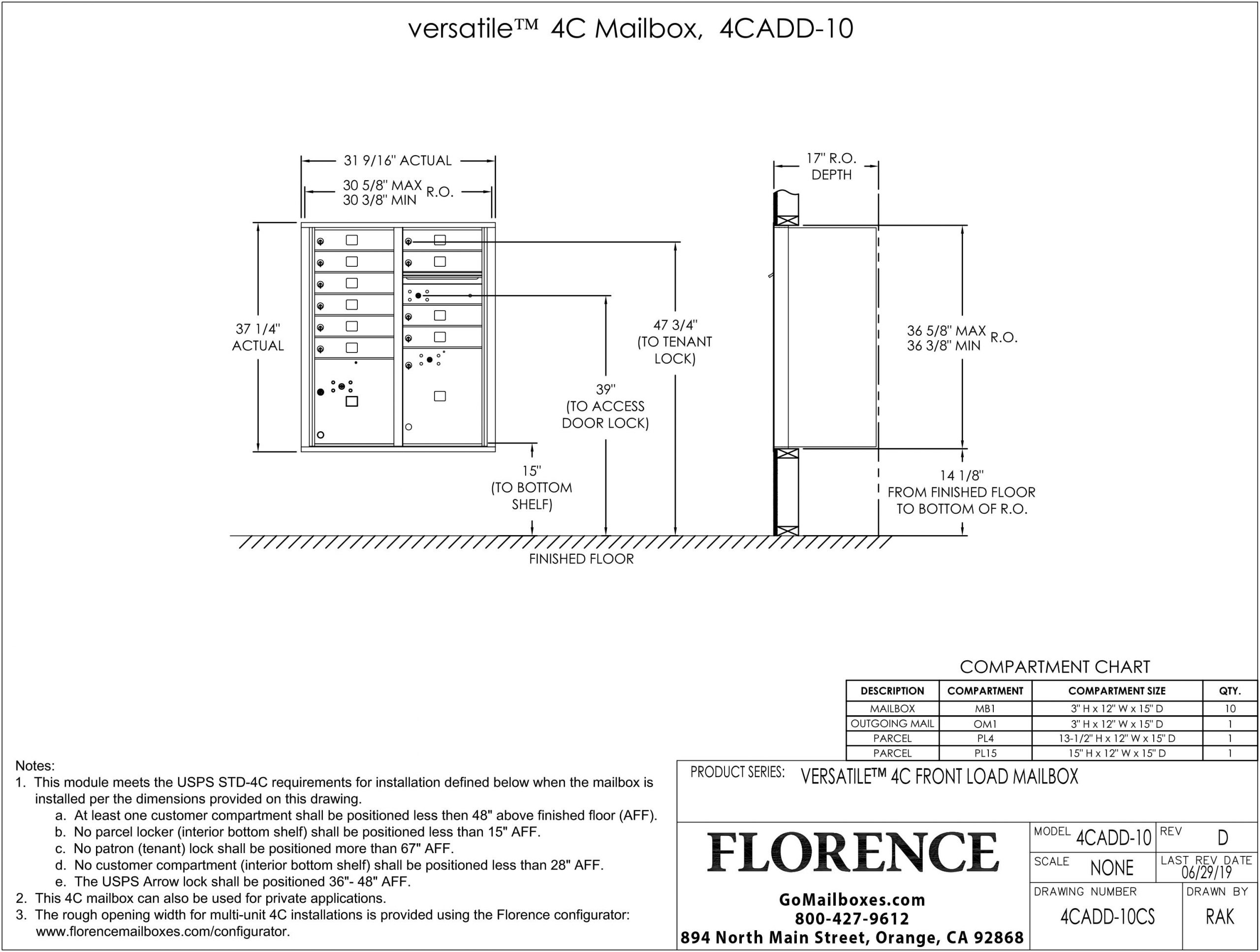 4CADD-10CS-Dimensions