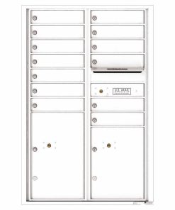 Florence Versatile Front Loading 4C Commercial Mailbox 4C13D-12 White