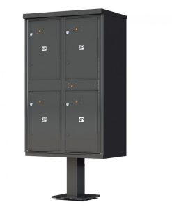 4 Door Parcel Locker CBU 1590-T2SD Bronze