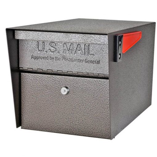 3 Mail Manager Locking Mailboxes with Post Bronze