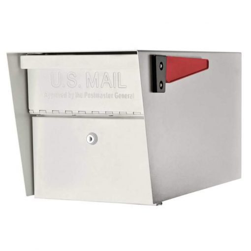 3 Mail Manager Locking Mailboxes with Post White