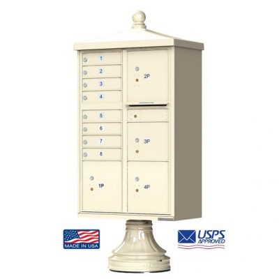 8 Door Florence Traditional Vital™ 1570 Series with 4 Parcel Lockers