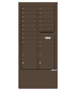 17 Door Depot Cabinet Antquite Bronze 4C15D-17-D