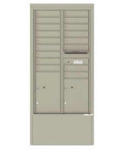 17 Door Depot Postal Grey 4C15D-17-PG