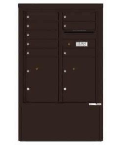8 Door Florence Versatile 4C Depot Cabinet Cluster Mailboxes 4CADD-8 Dark Bronze