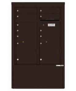 9 Door Florence Versatile 4C Depot Cabinet Cluster Mailboxes 4CADD-9 Dark Bronze
