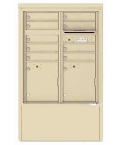 9 Door Florence Versatile 4C Depot Cabinet Cluster Mailboxes 4CADD-9 Sandstone