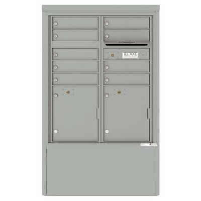 9 Door Florence Versatile 4C Depot Cabinet Cluster Mailboxes 4CADD-9 Silver Speck