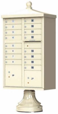 16 Door Florence Traditional Vital™ 1570 Series USPS Approved CBU Cluster Mailboxes
