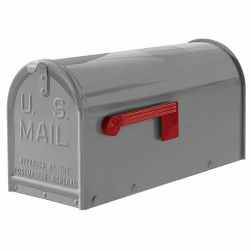 Janzer Residential Mailbox Gloss Grey Model JB-GRY